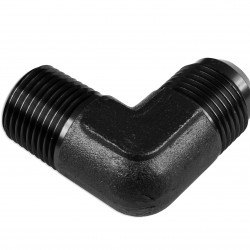 Adapter AN6-1/8 NPT 90' male-male coupler hose fitting Black