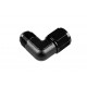 Adapter AN6 90' female-male coupler hose fitting Black