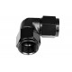 Adapter AN6 90' female-female coupler hose fitting Black