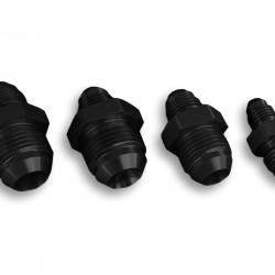Adapter AN6 male to AN4 male JIC reducer oil fuel hose fitting Black