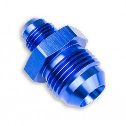 Adapter AN6 male to AN4 male JIC reducer oil fuel hose fitting Blue