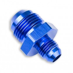 Adapter AN6 male to AN4 male JIC reducer oil fuel hose fitting Blue