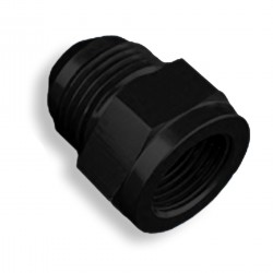 Adapter AN6 male to AN4 female JIC reducer hose fitting Black