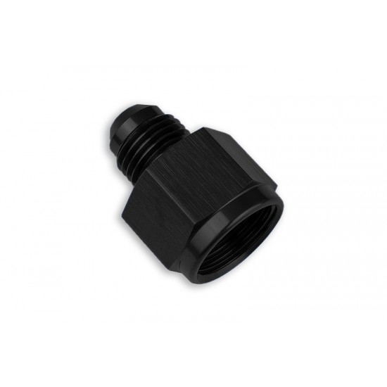 Adapter AN6 female to AN4 male JIC reducer hose fitting Black