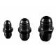 AN6 MALE to AN6 MALE JIC hose fitting adapter Black