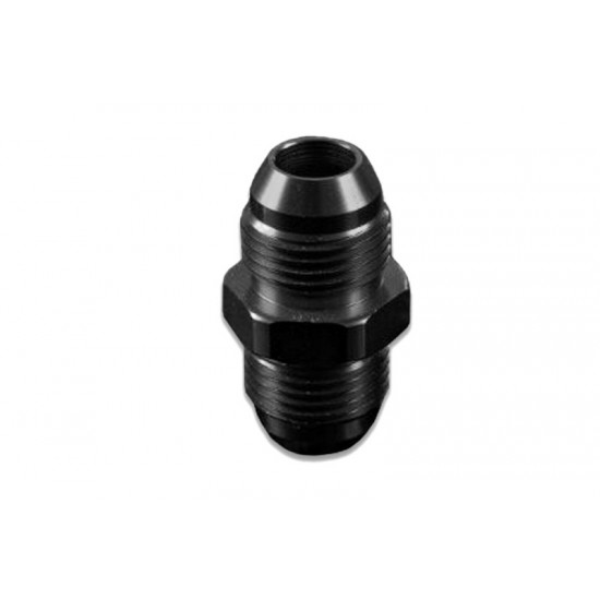 AN6 MALE to AN6 MALE JIC hose fitting adapter Black