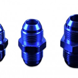 AN6 MALE to AN6 MALE JIC hose fitting adapter Blue