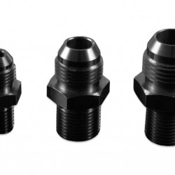 AN -6 AN6 JIC Flare to M14x1.5 metric male to male hose fitting adapter Black
