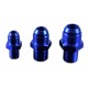 AN -6 AN6 JIC Flare to M14x1.5 metric male to male hose fitting adapter Blue