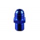 AN -6 AN6 JIC Flare to M16x1.5 metric male to male hose fitting adapter Blue