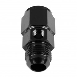 AN6 AN-6 Female-male inc Inline port 1/8 NPT Fuel Oil Pressure Gauge T-Piece Adapter Black