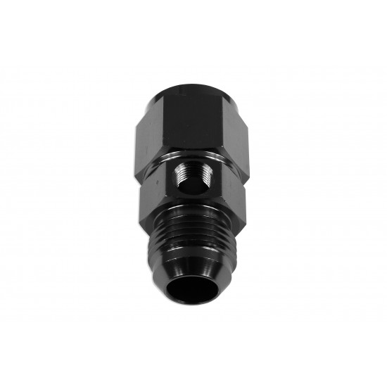 AN6 AN-6 Female-male inc Inline port 1/8 NPT Fuel Oil Pressure Gauge T-Piece Adapter Black