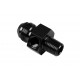 AN8 AN -8 to 1/4 NPT inline 1/8 NPT fuel oil adapter Black