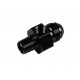 AN8 AN -8 to 3/8 NPT inline 1/8 NPT fuel oil adapter Black
