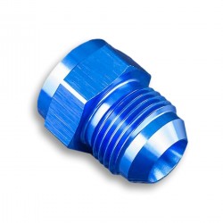 Adapter AN8 male to AN6 female JIC reducer hose fitting Blue