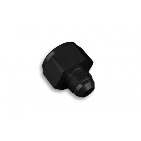Adapter AN8 female to AN6 male JIC reducer hose fitting Black