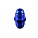 AN8 MALE to AN8 MALE JIC hose fitting adapter Blue