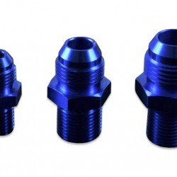 AN -8 AN8 JIC Flare to M16x1.5 metric male to male hose fitting adapter Blue
