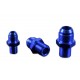 AN -8 AN8 JIC Flare to M18x1.5 metric male to male hose fitting adapter Blue