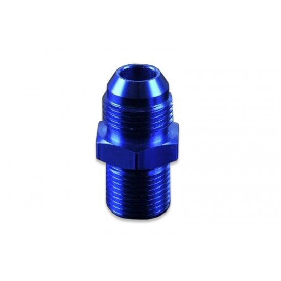 AN -8 AN8 JIC Flare to M18x1.5 metric male to male hose fitting adapter Blue