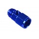 AN8 AN-8 Female-male inc Inline port 1/8 NPT Fuel Oil Pressure Gauge T-Piece Adapter Blue