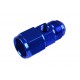 AN8 AN-8 Female-male inc Inline port 1/8 NPT Fuel Oil Pressure Gauge T-Piece Adapter Blue