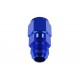 AN8 AN-8 Female-male inc Inline port 1/8 NPT Fuel Oil Pressure Gauge T-Piece Adapter Blue