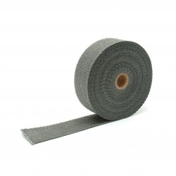 Black Glass Fiber Exhaust Wrap 5cm x 15m (2