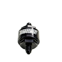 Turbosmart Billet Turbo Oil Feed Filter 44um AN-3 - Black