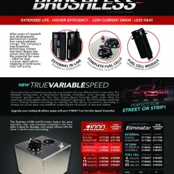 Fuel pump Aeromotive 11180 Brushless Eliminator External-Round