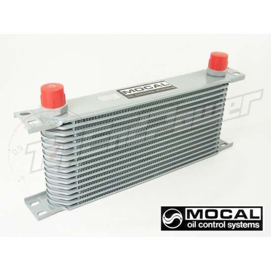 Mocal oil cooler Heavy Duty 19-row (235mm) fittings -10JIC