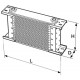 Setrab Proline oil cooler 19-row 210 x 146 mm (115mm)