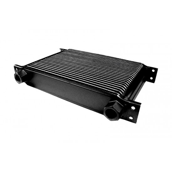 Oil cooler female 25-row Female threads 1/2
