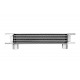Oil cooler female 7-row Female threads 1/2