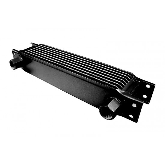 Oil cooler female 9-row Female threads 1/2