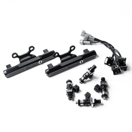 Fuel Rail with injectors DeatschWerks 2200cc for Subaru MPFI WRX 2002-2014 STI 2007-2015 and Legacy GT 2007-2012