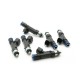 Deatschwerks Injectors set 88lbd Mustang V6 3.8L /4.0 99-04 Jeep Wrangler 4.0L L6 1999-2006 Wrangler 3.8L V6 2007-11 EV14 Universal