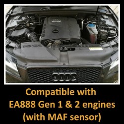 Intake Induction Air Filter Kit MST Performance for Audi A4 B8 A5 8T 1.8 TFSI EA888 Gen 1-2