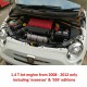 Intake Induction Air Filter Kit Ramair JSK-116-BK for Fiat Abarth 500 595 695 esseesse 1.4T