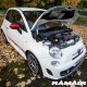 Intake Induction Air Filter Kit Ramair JSK-116-BK for Fiat Abarth 500 595 695 esseesse 1.4T