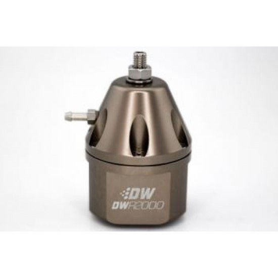 DWR2000 adjustable fuel pressure regulator Dual -10AN inlet and -8AN outlet. Universal fitment DW-6-2000-FRT