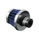 Crankcase filter blue 12mm