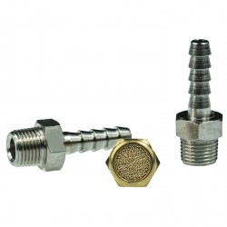 Filter and stud fittings for MAC solenoid valve