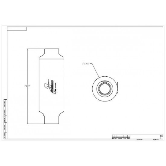 Aeromotive 12339 Pro-Series 10 Micron ORB-12 Fuel Filter