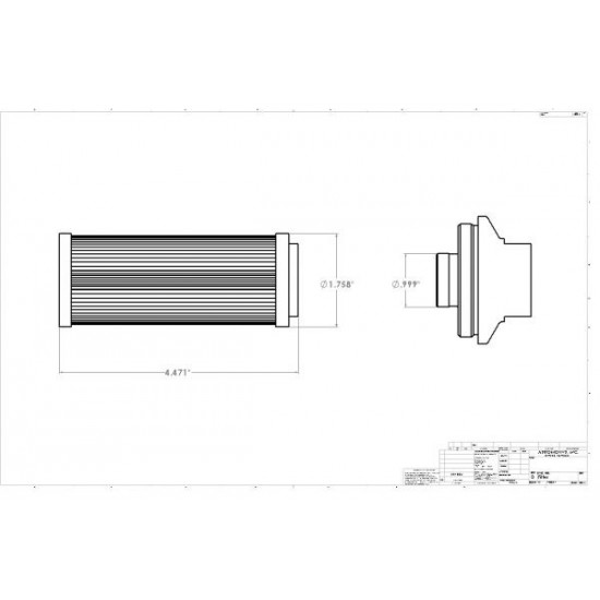 Aeromotive 12339 Pro-Series 10 Micron ORB-12 Fuel Filter