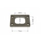 T25 stainless steel flange