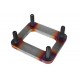 T4 stainless steel flange with bolts