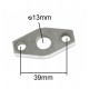 Oil flange for welding