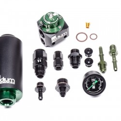 Fuel Pressure Regulator and Fuel Filter Kit Microglass BMW E46 M3 Radium Engineering