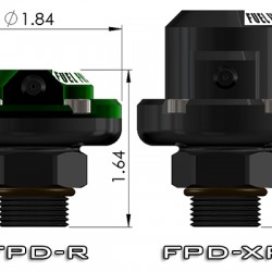 Fuel Pulse Damper FPD-R 8AN ORB Direct Mount Kits Radium Engineering
